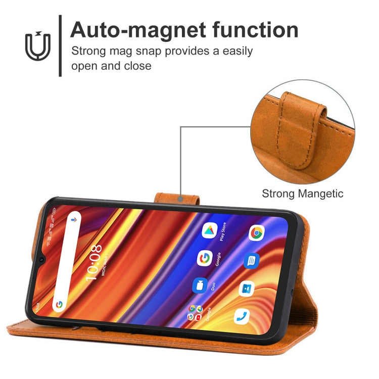For UMIDIGI Power 7 Leather Phone Case