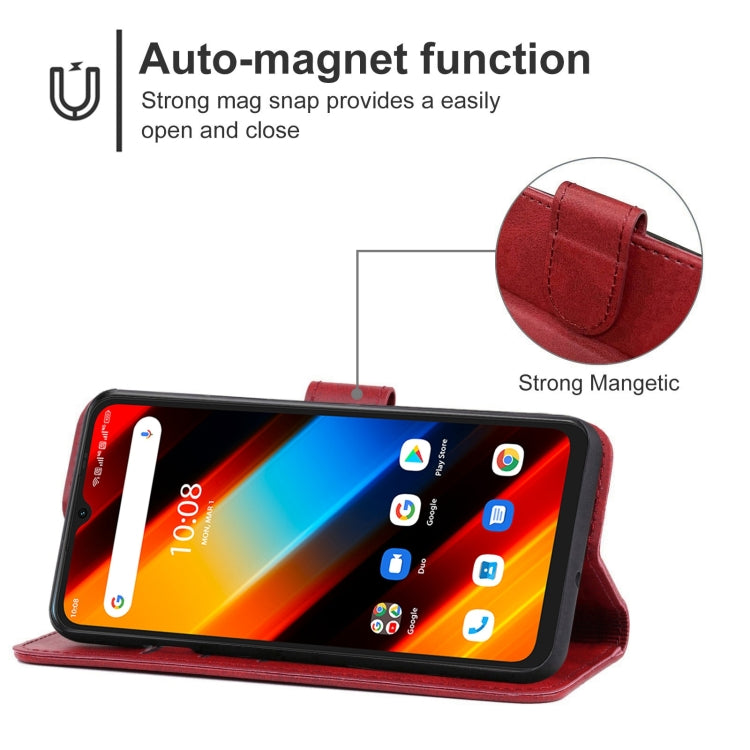 For UMIDIGI Power 7S Leather Phone Case