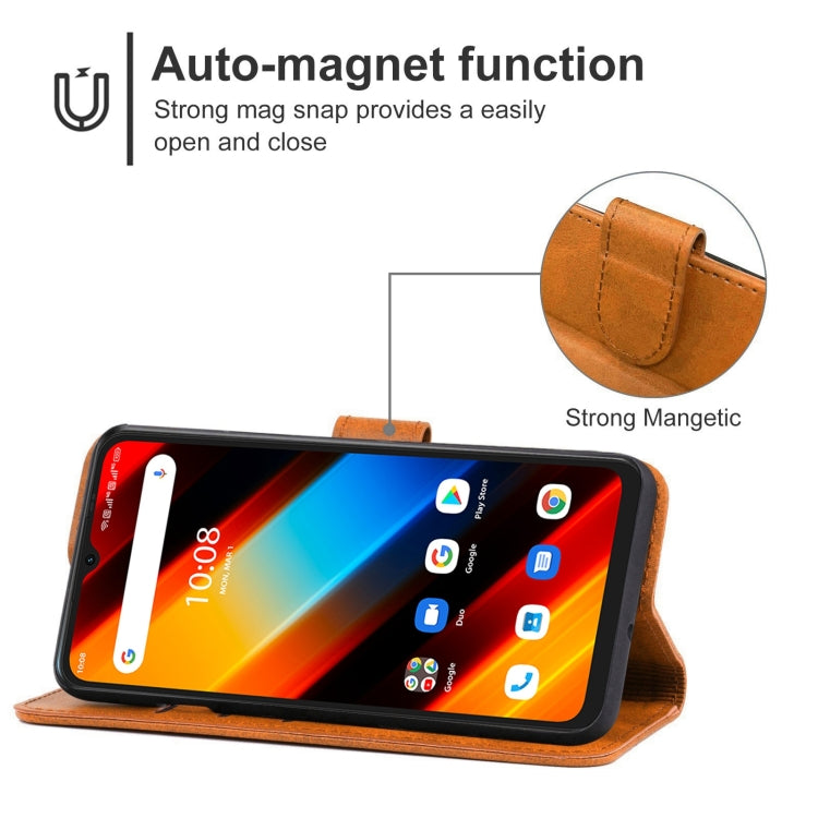 For UMIDIGI Power 7S Leather Phone Case