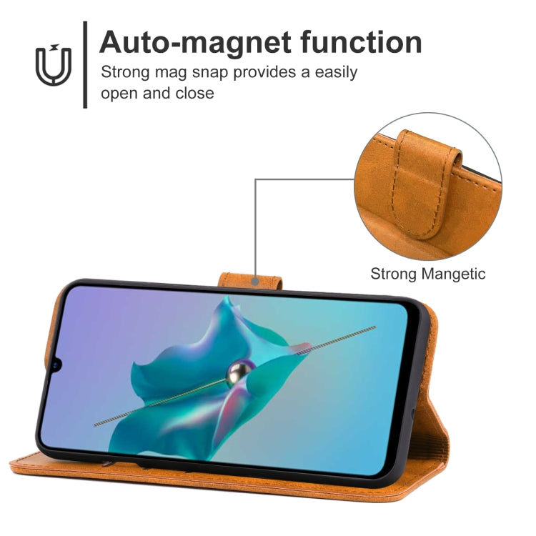 For ZTE Blade V40 Vita Leather Phone Case