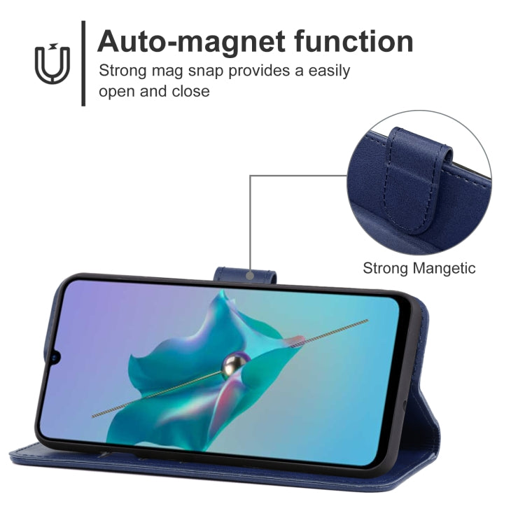 For ZTE Blade V40 Vita Leather Phone Case