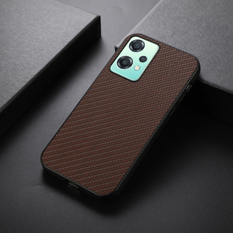For OnePlus Nord CE 2 Lite 5G Carbon Fiber Texture Shockproof Protective Phone Case