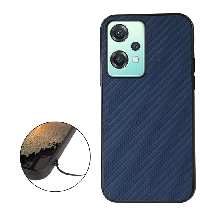 For OnePlus Nord CE 2 Lite 5G Carbon Fiber Texture Shockproof Protective Phone Case