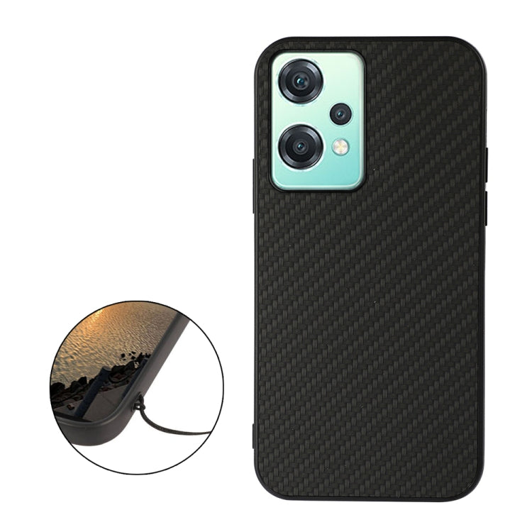 For OnePlus Nord CE 2 Lite 5G Carbon Fiber Texture Shockproof Protective Phone Case