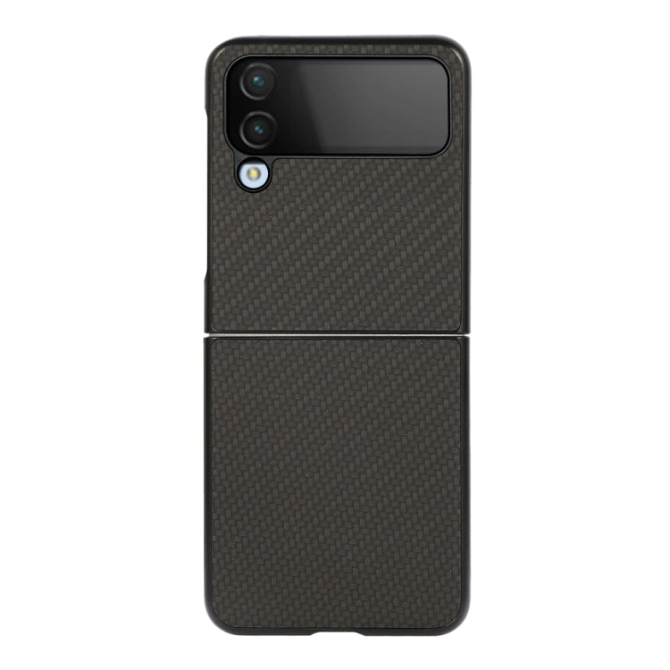For Samsung Galaxy Z Flip4 Carbon Fiber Texture Shockproof Protective Phone Case