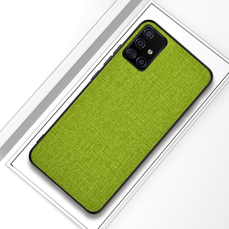 For Galaxy A71 Shockproof Cloth Texture PC + TPU Protective Case
