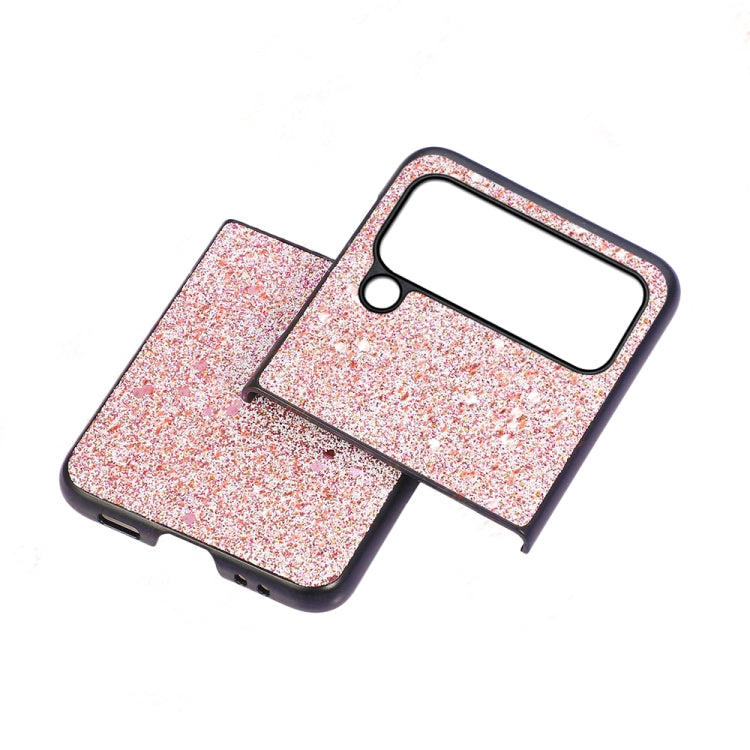 For Samsung Galaxy Z Flip4 Glitter Powder PU Phone Case