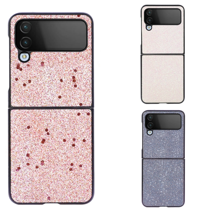 For Samsung Galaxy Z Flip4 Glitter Powder PU Phone Case