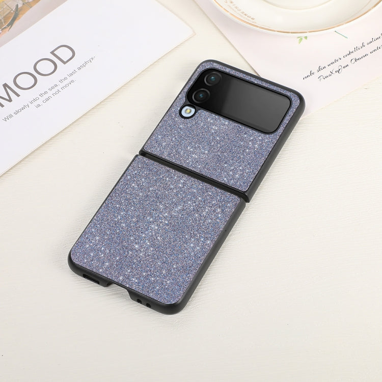 For Samsung Galaxy Z Flip4 Glitter Powder PU Phone Case