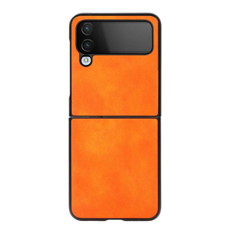 For Samsung Galaxy Z Flip4 Two-color Litchi Texture Phone Case