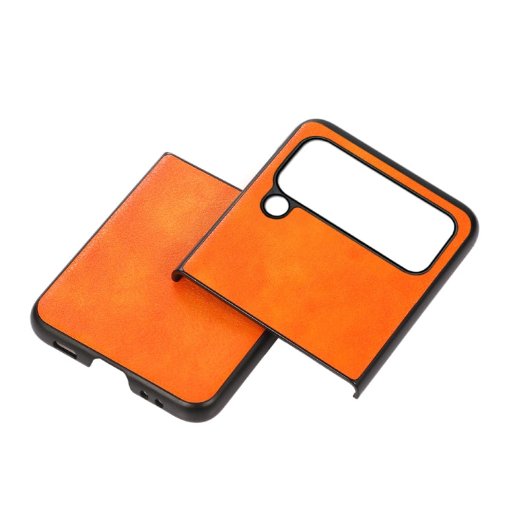 For Samsung Galaxy Z Flip4 Two-color Litchi Texture Phone Case