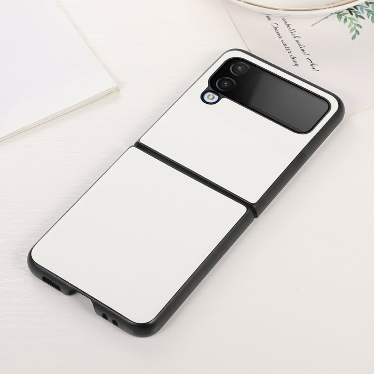 For Samsung Galaxy Z Flip4 Two-color Litchi Texture Phone Case