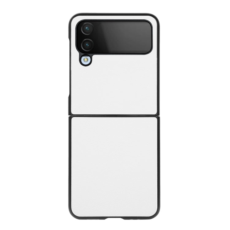 For Samsung Galaxy Z Flip4 Two-color Litchi Texture Phone Case