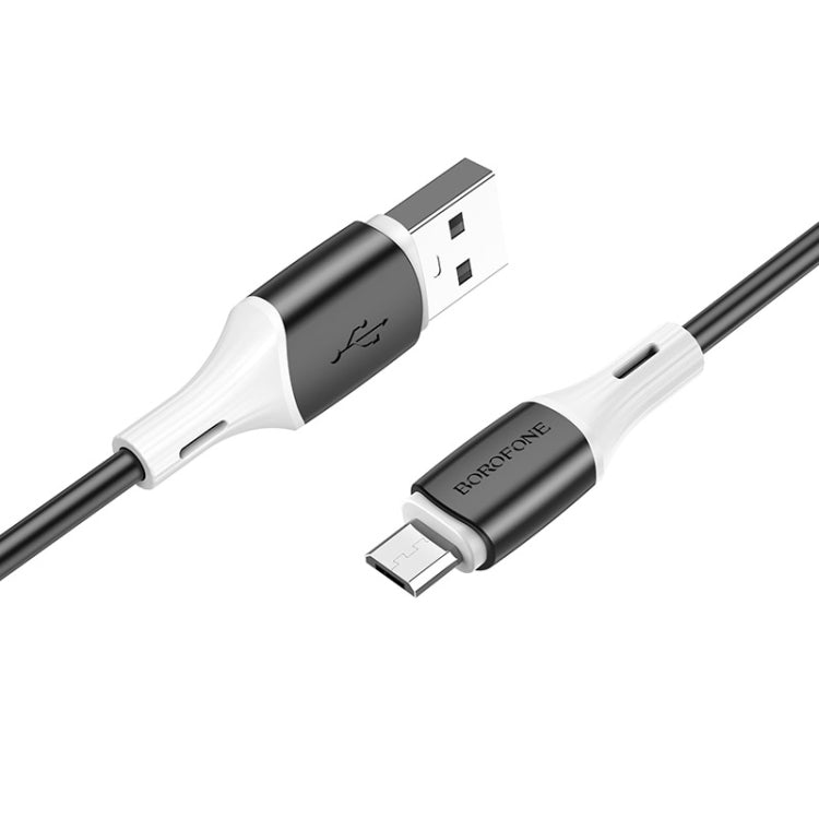 Borofone BX79 Micro USB Silicone Sync Data Charging Cable, Length: 1m