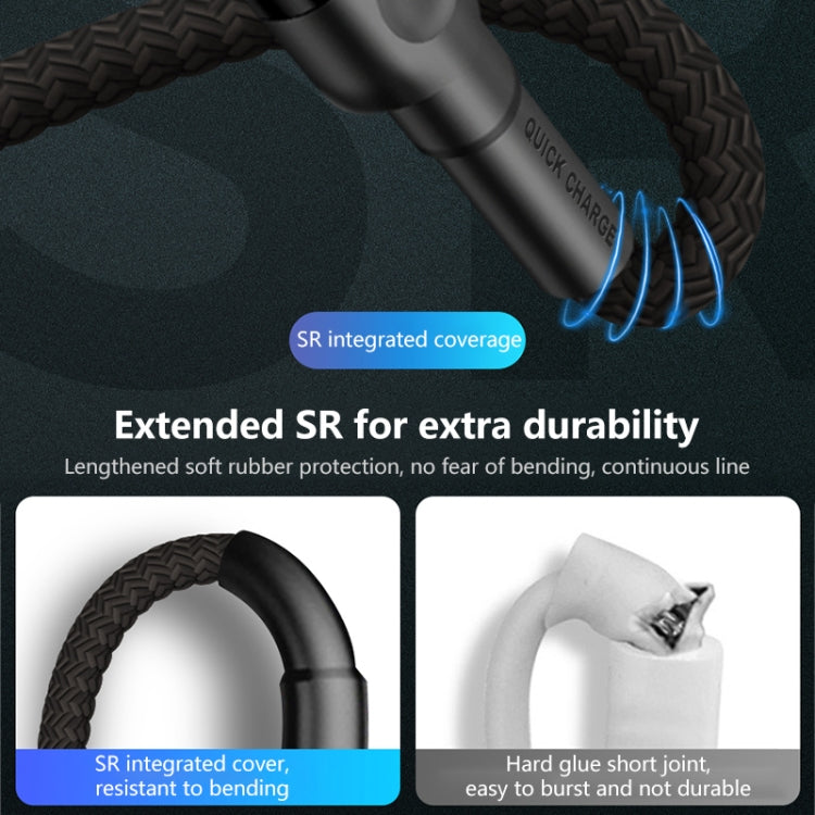 Micro USB 5A Beauty Tattoo USB Charging Cable,Cable Length: 1m