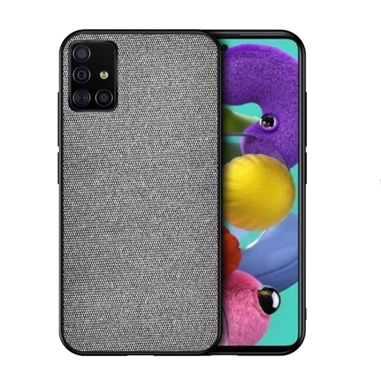 For Galaxy A71 Shockproof Cloth Texture PC + TPU Protective Case
