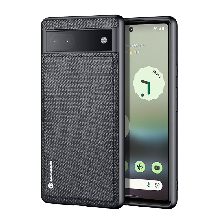 For Google Pixel 6a DUX DUCIS Fino Series PU + TPU Phone Case(Black)
