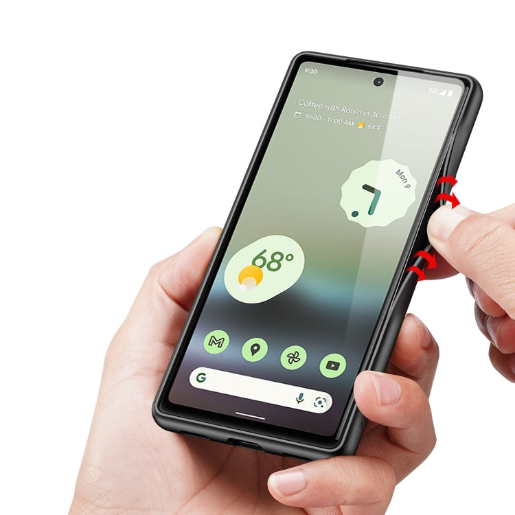 For Google Pixel 6a DUX DUCIS Fino Series PU + TPU Phone Case(Black)