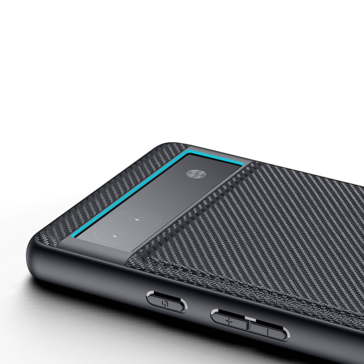 For Google Pixel 6a DUX DUCIS Fino Series PU + TPU Phone Case(Black)