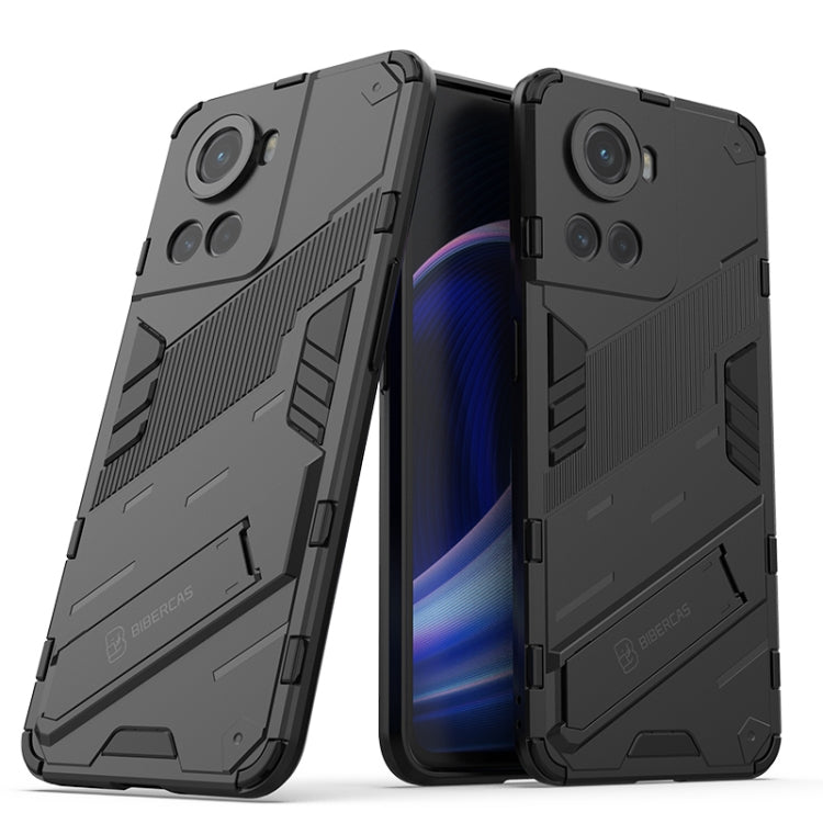 For OnePlus ACE 5G Punk Armor 2 in 1 Shockproof Phone Case with Invisible Holder