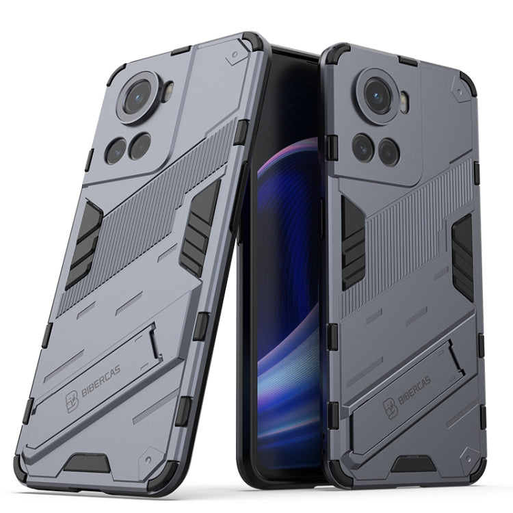 For OnePlus ACE 5G Punk Armor 2 in 1 Shockproof Phone Case with Invisible Holder