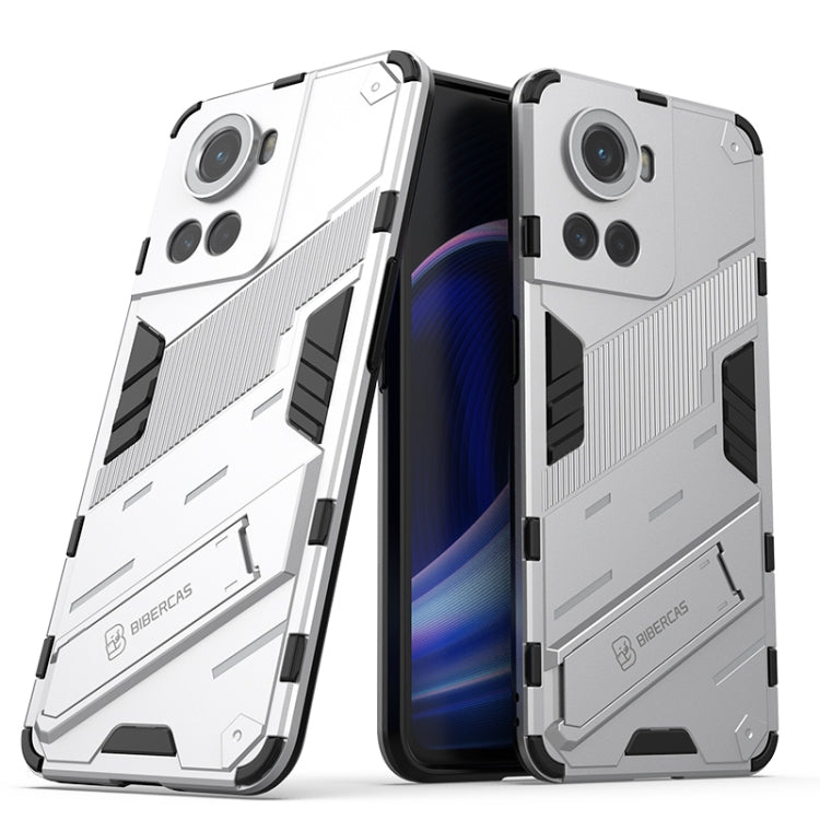 For OnePlus ACE 5G Punk Armor 2 in 1 Shockproof Phone Case with Invisible Holder