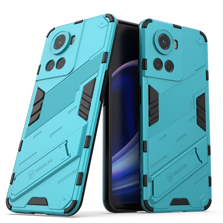 For OnePlus ACE 5G Punk Armor 2 in 1 Shockproof Phone Case with Invisible Holder