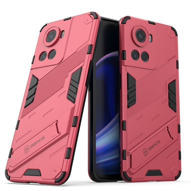For OnePlus ACE 5G Punk Armor 2 in 1 Shockproof Phone Case with Invisible Holder