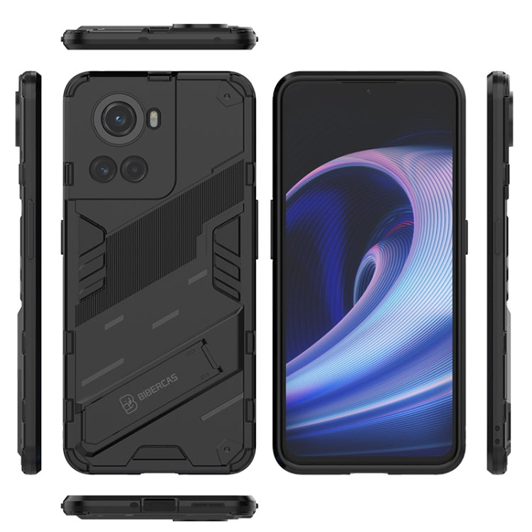 For OnePlus ACE 5G Punk Armor 2 in 1 Shockproof Phone Case with Invisible Holder