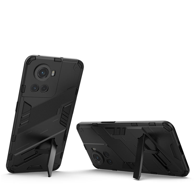 For OnePlus ACE 5G Punk Armor 2 in 1 Shockproof Phone Case with Invisible Holder