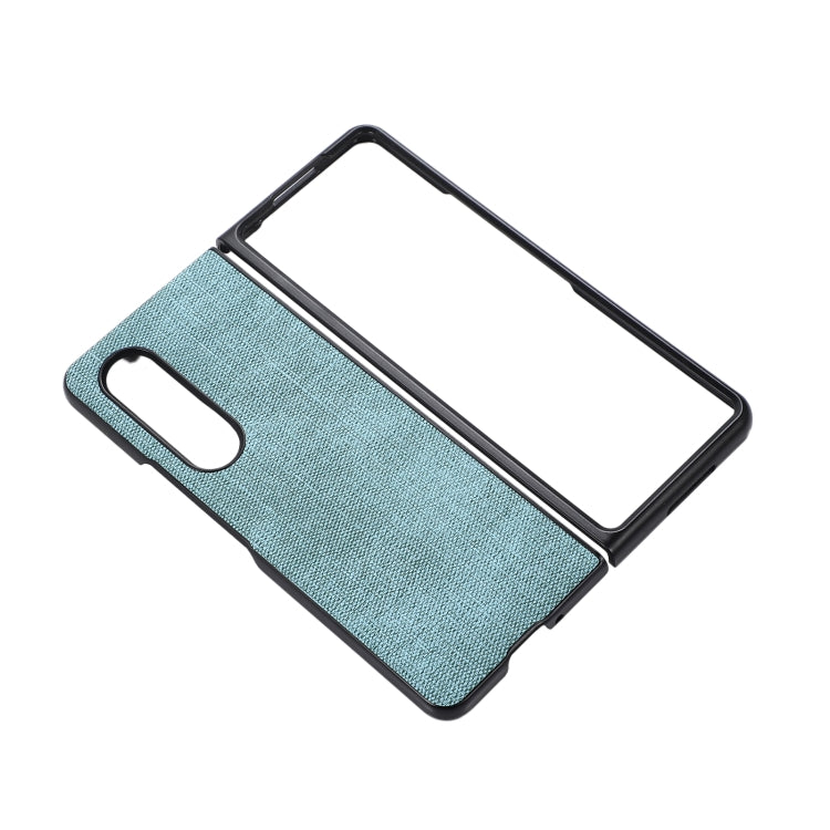 For Samsung Galaxy Z Fold4 Brugg Texture PU+TPU+PC Shockproof Phone Case