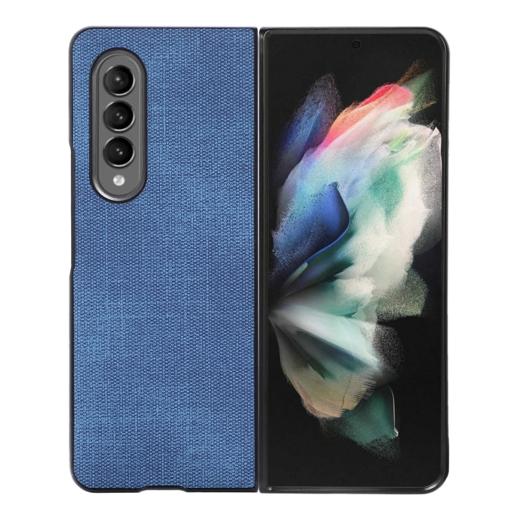 For Samsung Galaxy Z Fold4 Brugg Texture PU+TPU+PC Shockproof Phone Case