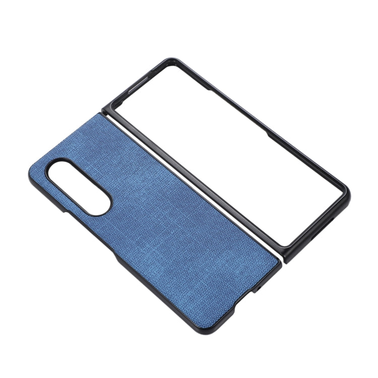For Samsung Galaxy Z Fold4 Brugg Texture PU+TPU+PC Shockproof Phone Case