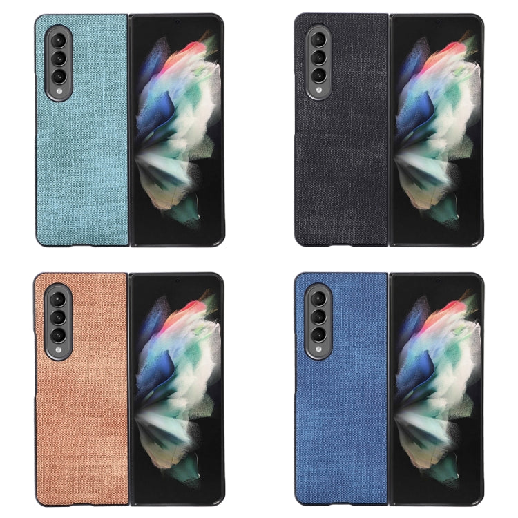 For Samsung Galaxy Z Fold4 Brugg Texture PU+TPU+PC Shockproof Phone Case