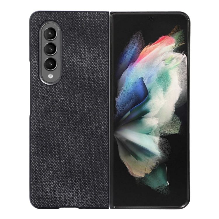 For Samsung Galaxy Z Fold4 Brugg Texture PU+TPU+PC Shockproof Phone Case