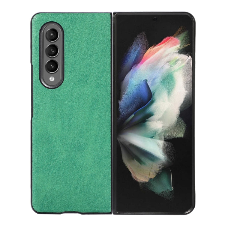 For Samsung Galaxy Z Fold4 FaletteTexture PU+TPU+PC Shockproof Phone Case