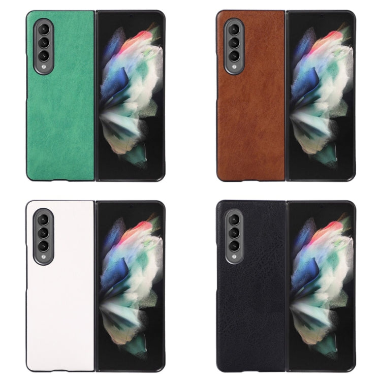 For Samsung Galaxy Z Fold4 FaletteTexture PU+TPU+PC Shockproof Phone Case