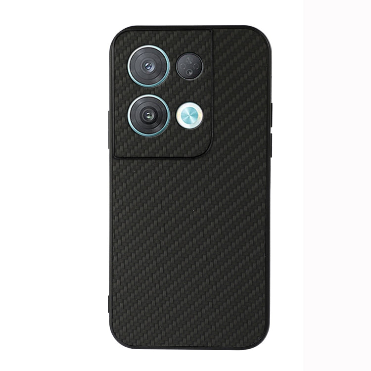 For OPPO Reno8 Carbon Fiber Texture Shockproof Protective Phone Case