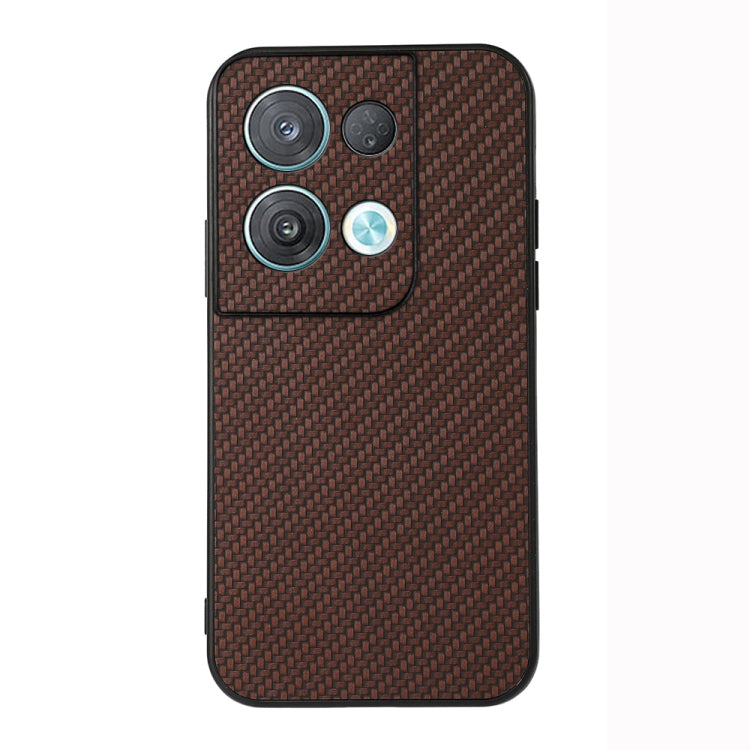 For OPPO Reno8 Pro+ Carbon Fiber Texture Shockproof Protective Phone Case