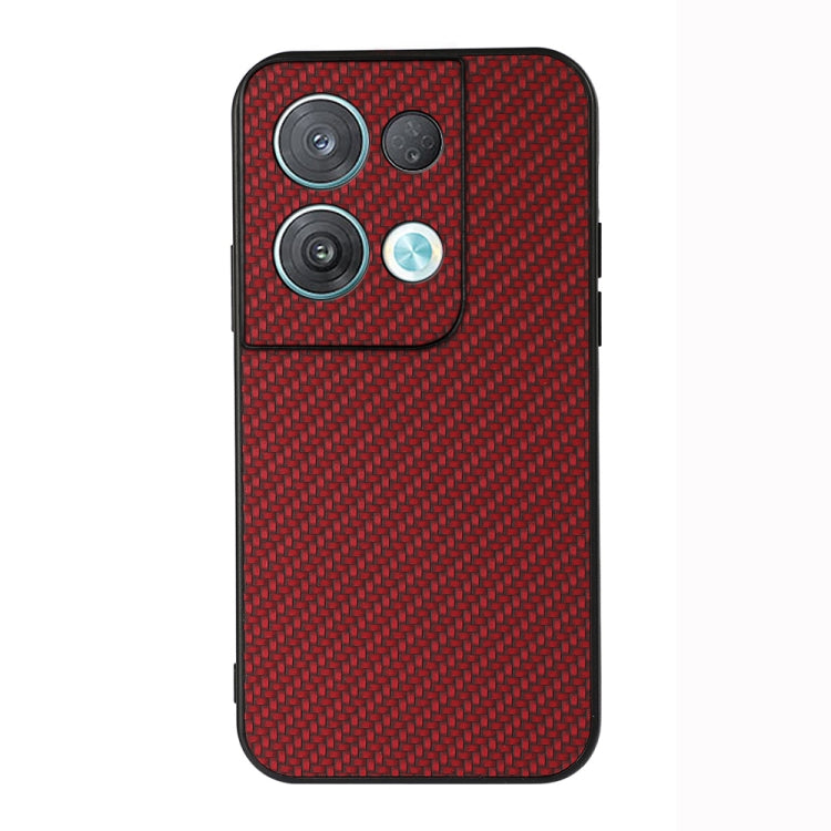 For OPPO Reno8 Pro Carbon Fiber Texture Shockproof Protective Phone Case