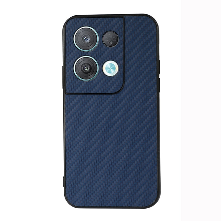 For OPPO Reno8 Pro Carbon Fiber Texture Shockproof Protective Phone Case