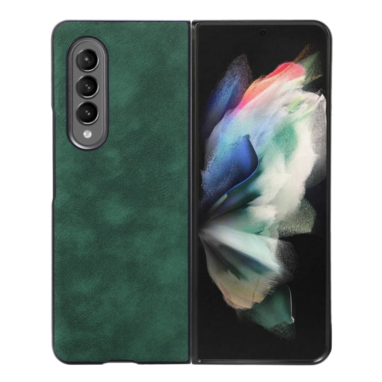 For Samsung Galaxy Z Fold4 Morocco Texture PU+TPU+PC Shockproof Phone Case