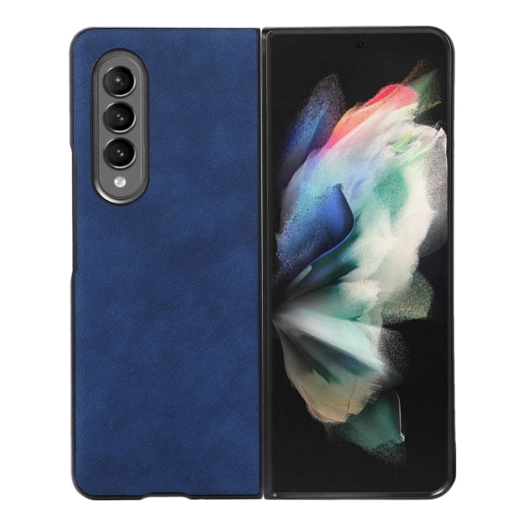 For Samsung Galaxy Z Fold4 Morocco Texture PU+TPU+PC Shockproof Phone Case