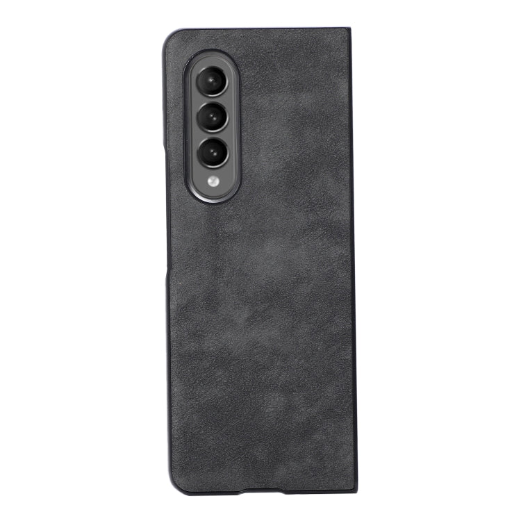 For Samsung Galaxy Z Fold4 Morocco Texture PU+TPU+PC Shockproof Phone Case