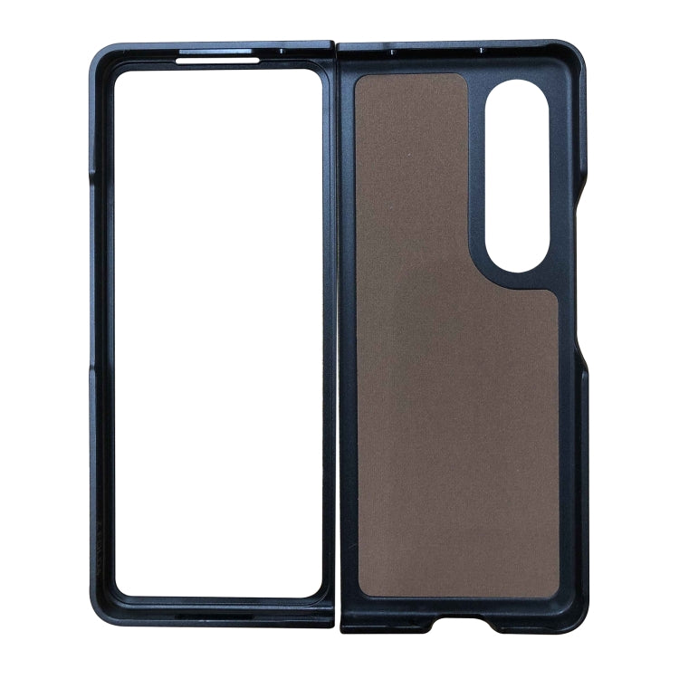 For Samsung Galaxy Z Fold4 Cowhide Texture PU Phone Case