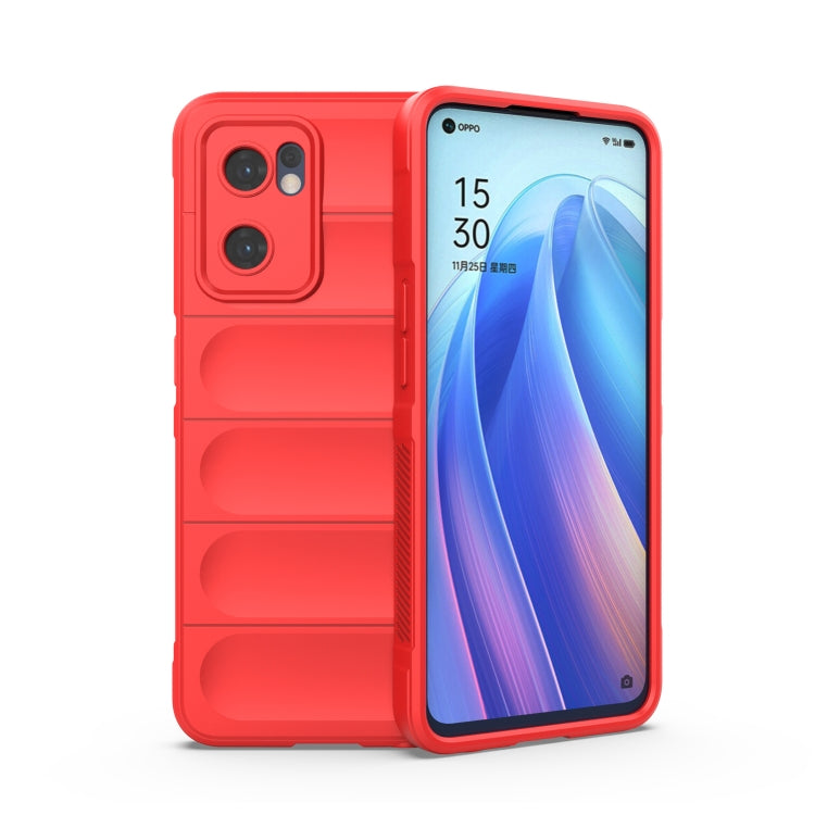 For OPPO Reno7 5G Global / Find X5 Lite Magic Shield TPU + Flannel Phone Case