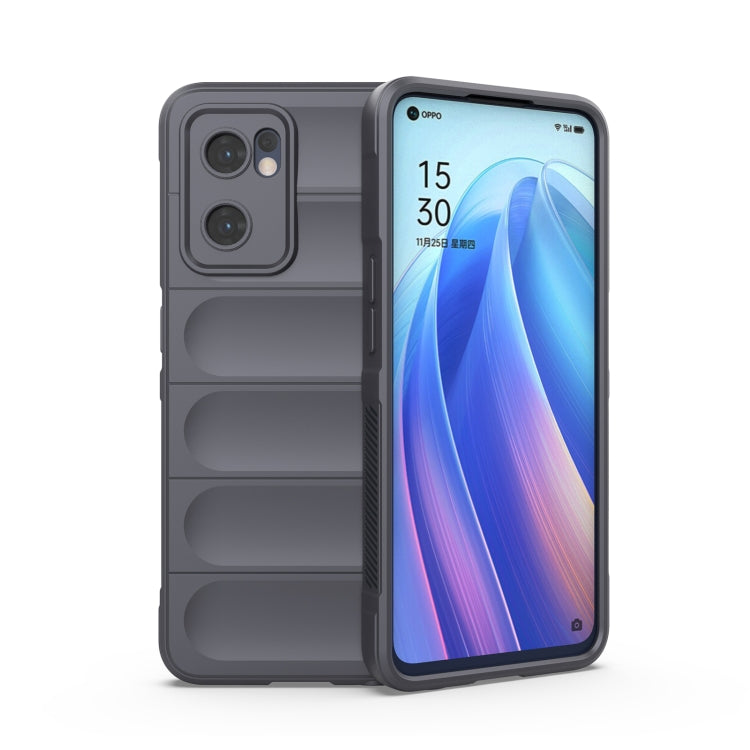 For OPPO Reno7 5G Global / Find X5 Lite Magic Shield TPU + Flannel Phone Case