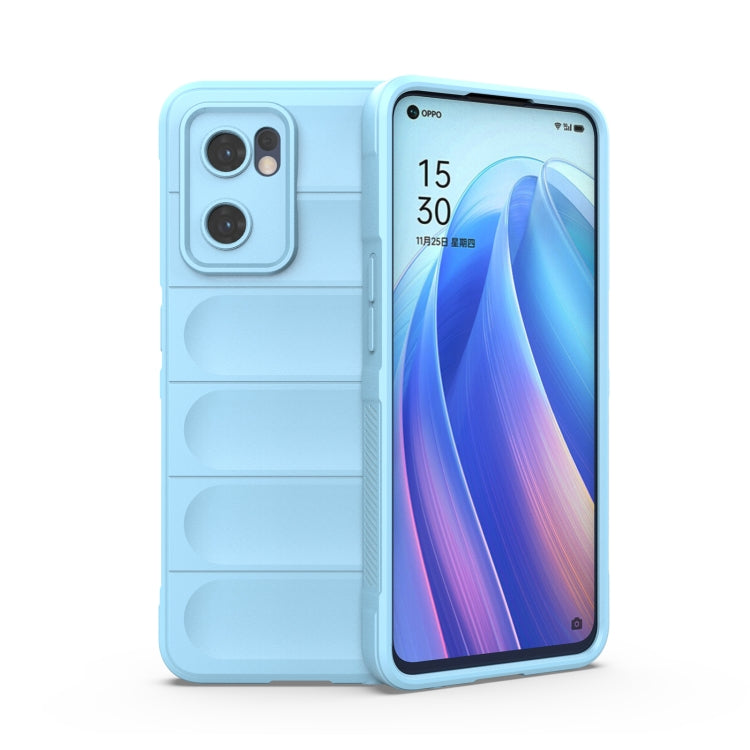 For OPPO Reno7 5G Global / Find X5 Lite Magic Shield TPU + Flannel Phone Case