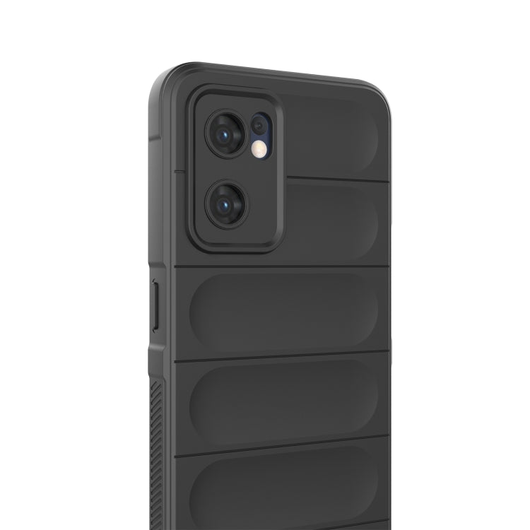 For OPPO Reno7 5G Global / Find X5 Lite Magic Shield TPU + Flannel Phone Case