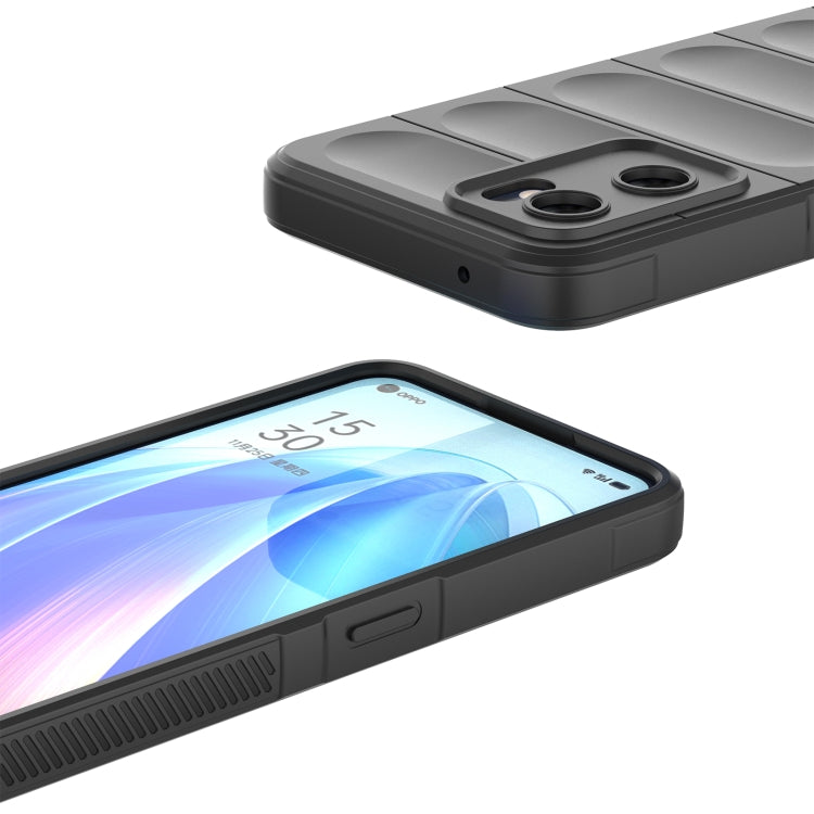 For OPPO Reno7 5G Global / Find X5 Lite Magic Shield TPU + Flannel Phone Case